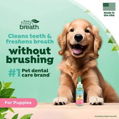 TropiClean sin cepillo: gel dental para perros facilita cuidado dental sin cepillado.