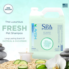 TropiClean SPA Lavish: aroma de pepino y té blanco con vainilla.