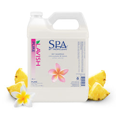 TropiClean SPA Lavish Champú para Perros: botella lista para lavado suave