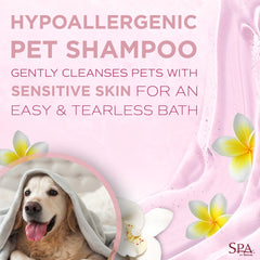 TropiClean SPA Lavish Champú para Perros: aroma ligero de plumeria y coco