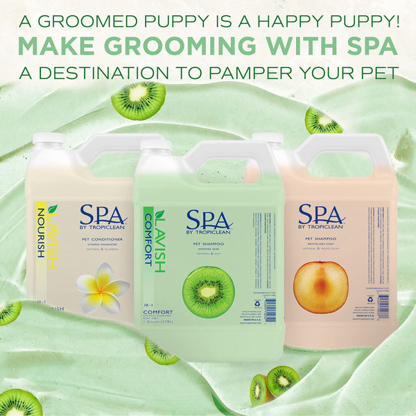 TropiClean SPA Lavish champú para perros – refresca y perfuma entre lavados.
