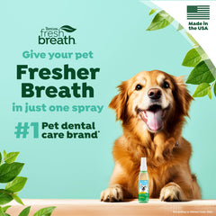 TropiClean uso facil: aliento fresco sin cepillo para perros y gatos.