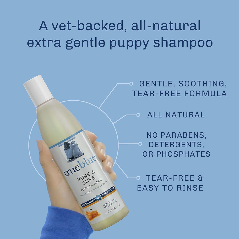 TrueBlue avena organica, hidratación suave para la piel del cachorro