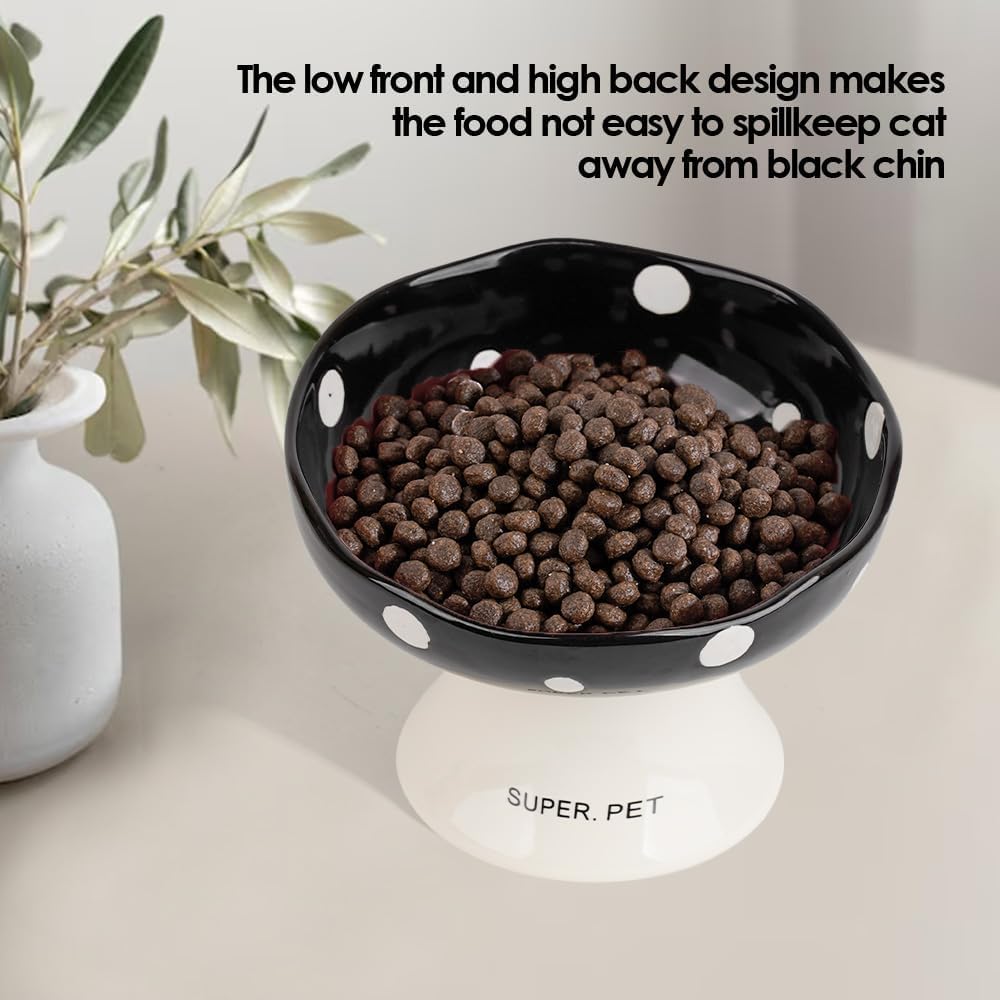 TRUNDISAN cuenco lavable a máquina, cerámica segura para mascota