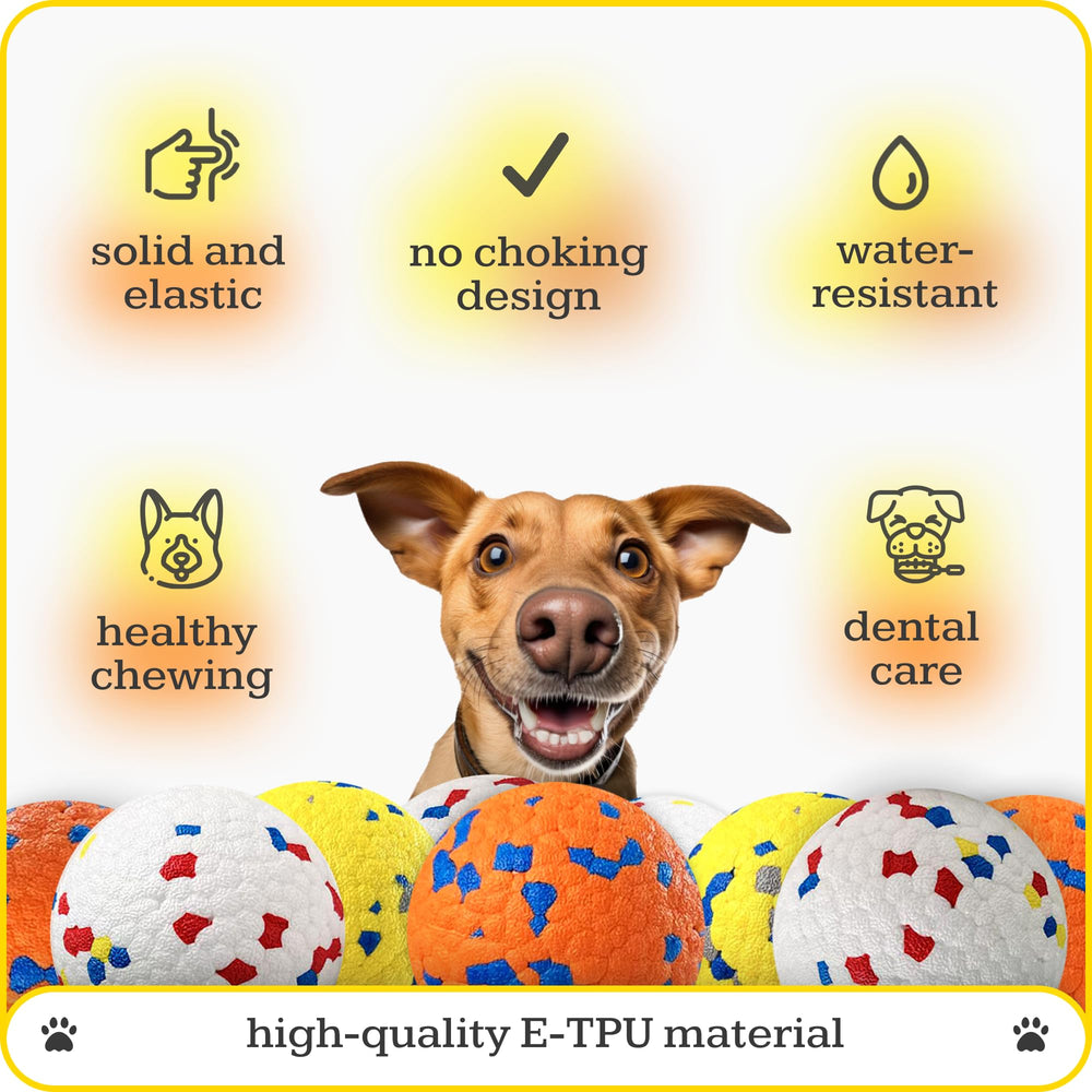 Trustic Foam Fetch bola de 3 pulgadas, durabilidad y resistencia para perros activos