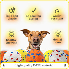 Trustic Foam Fetch bola de 3 pulgadas, durabilidad y resistencia para perros activos