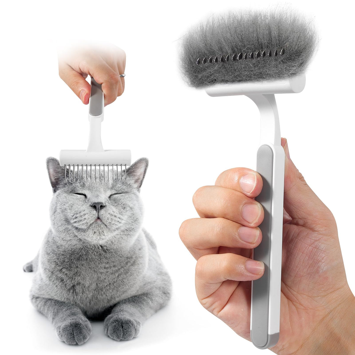 TRUSTV Undercoat Rake deshace pelo de gato para menos enredos