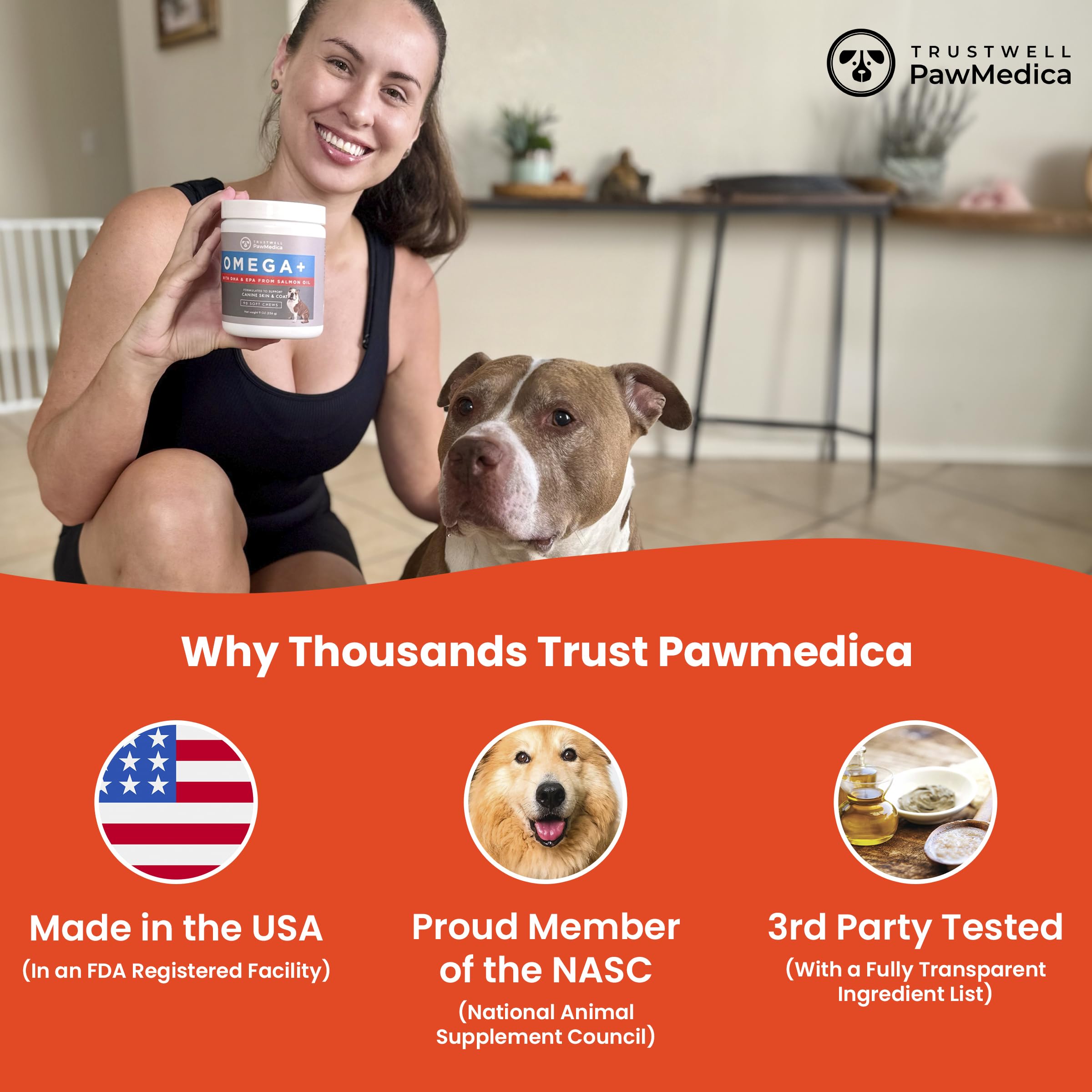 PawMedica Omega 3 para perros: piel hidratada y confort cutáneo.