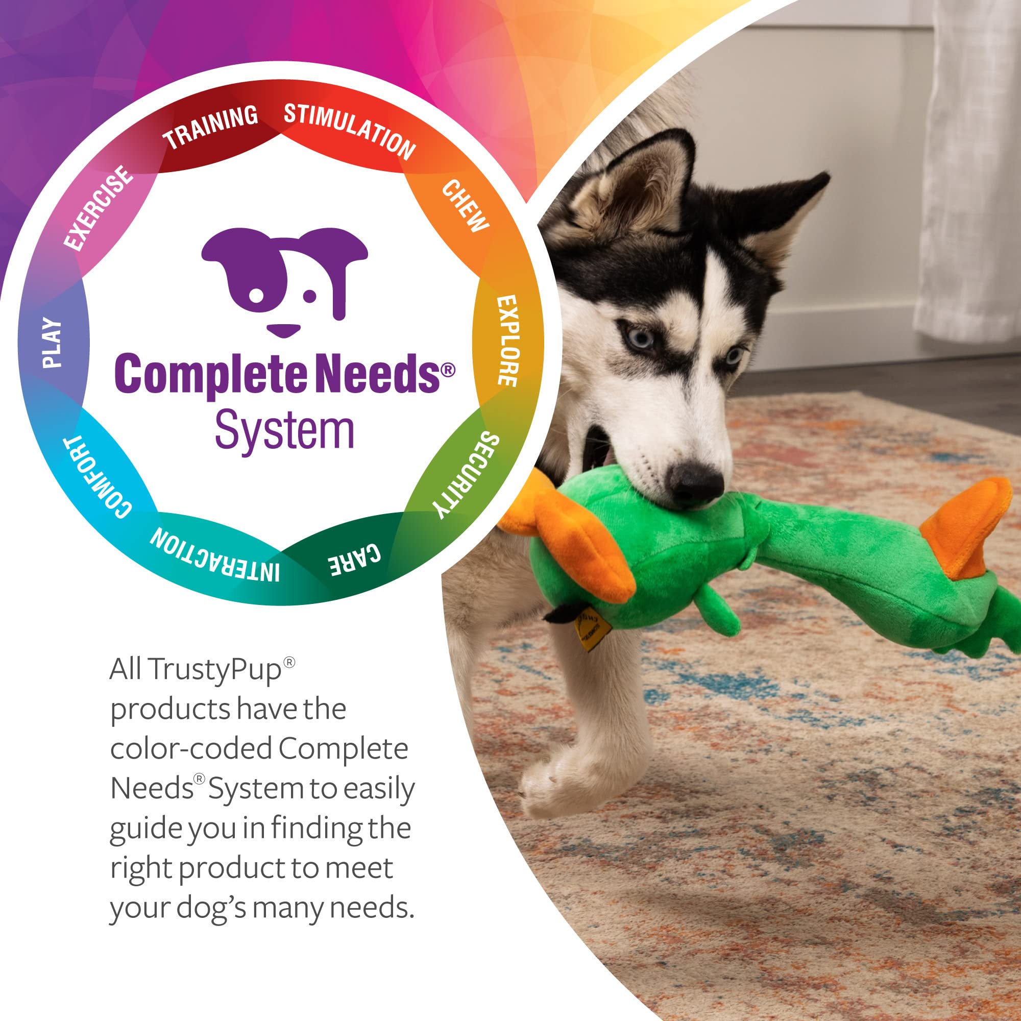 TrustyPup dimensiones grandes para perros medianos y grandes.