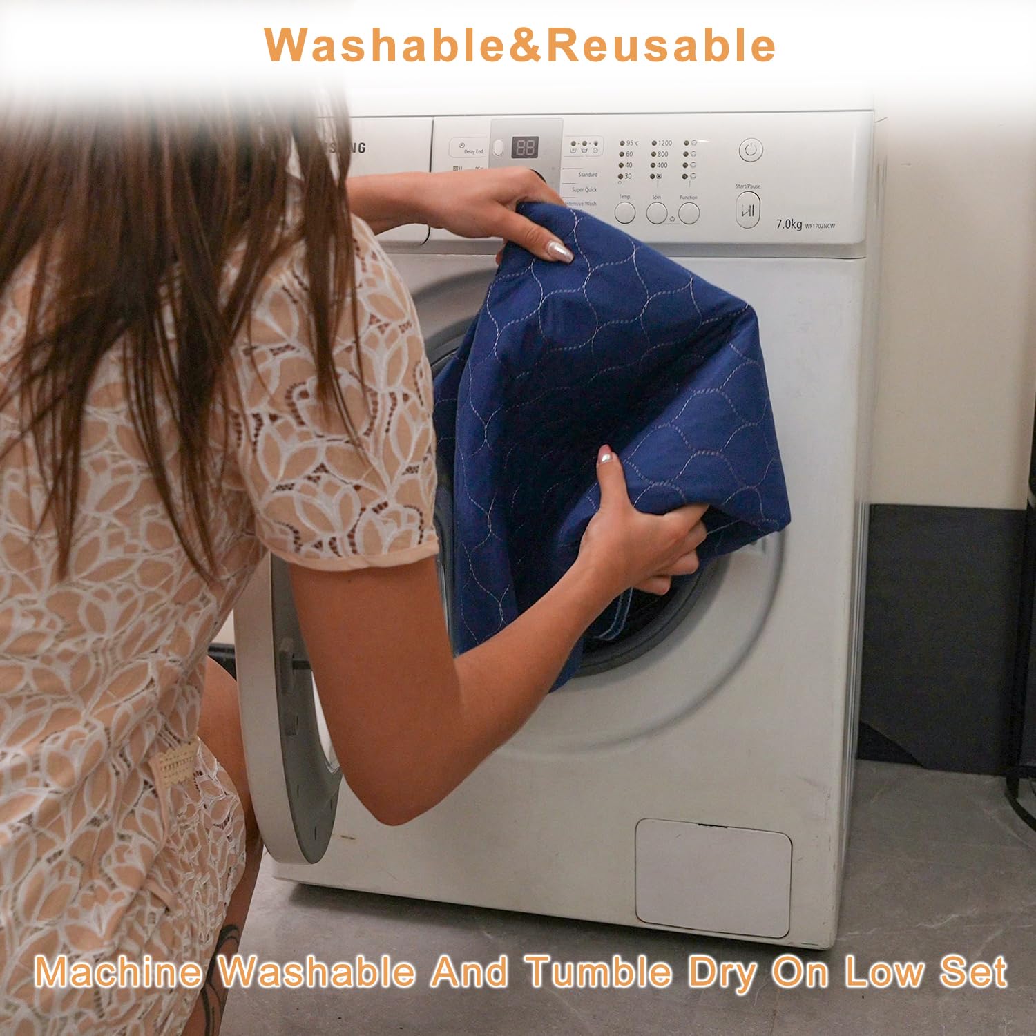 Uso para adiestramiento y cuidado de cachorros, almohadillas Trusupetta 53x65 reutilizables.
