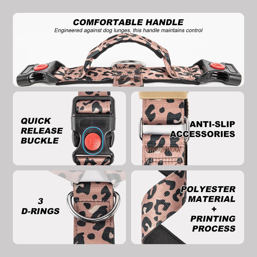 Arnés tspro para perro sin tirar, diseño ergonómico para paseos tranquilos.