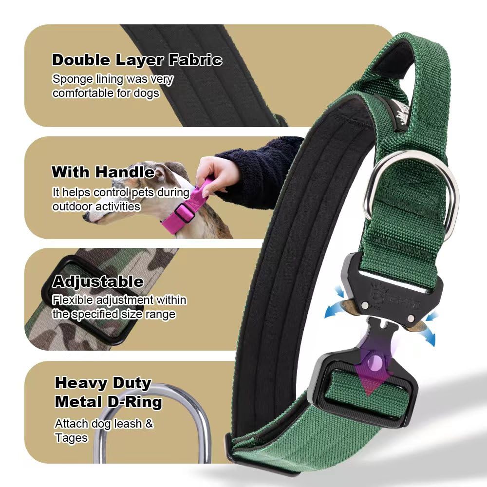 TSPRO collar con revestimiento de poliéster: durabilidad y comodidad para viajes.