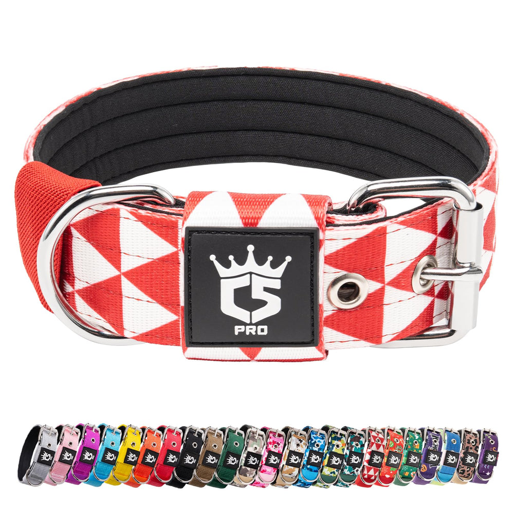Collar táctico TSPRO 1,5 pulgadas con anilla en D de metal para control seguro