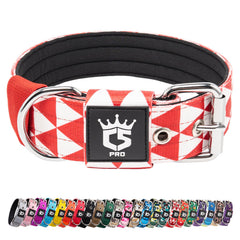 Collar táctico TSPRO 1,5 pulgadas con anilla en D de metal para control seguro