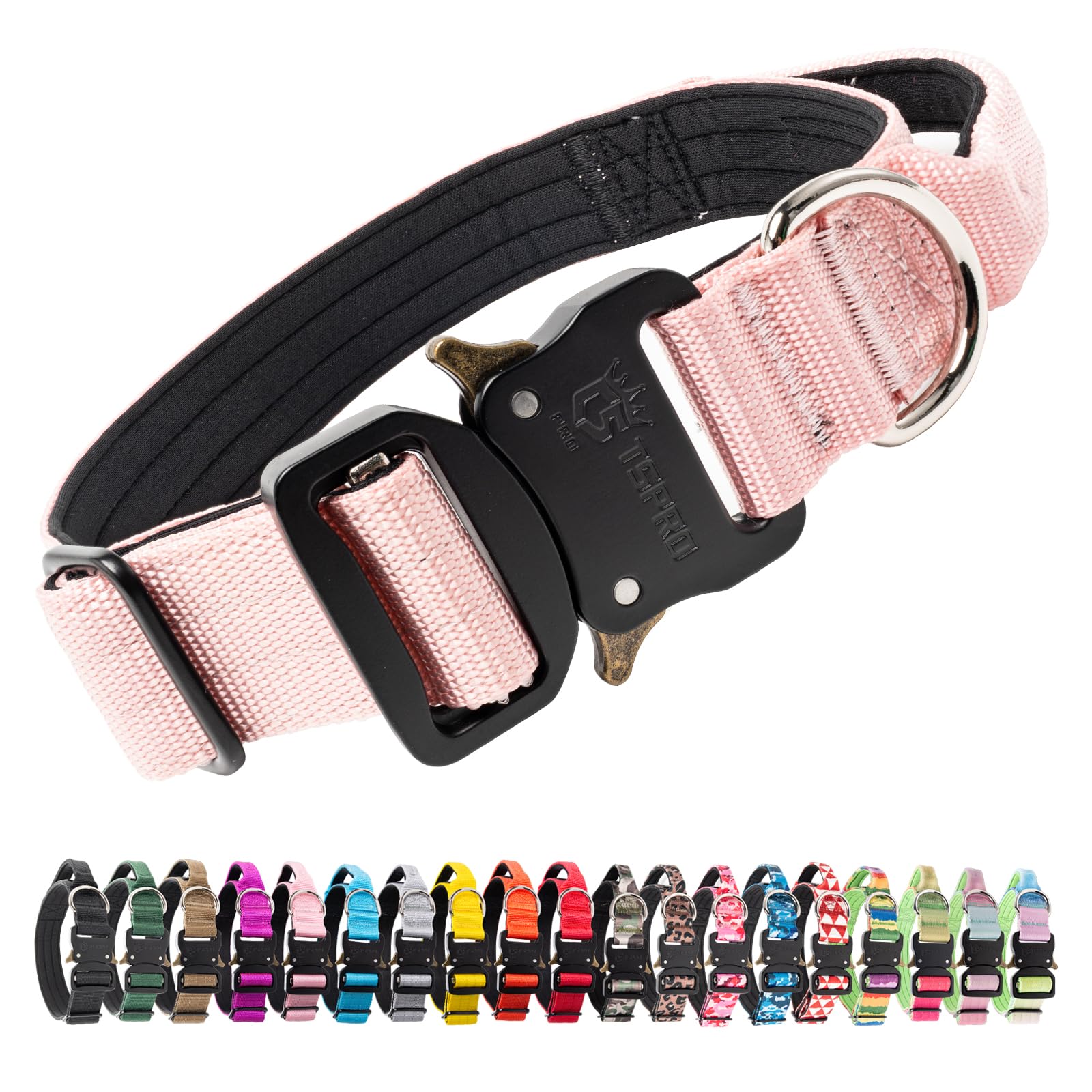 TSPRO collar táctico con asa de control para paseos seguros