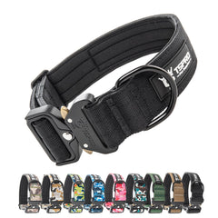 Collar táctico TSPRO con panel de parches para personalización en paseos y entrenamientos