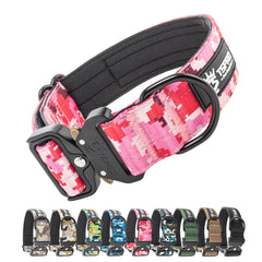 TSPRO Collar táctico con panel de parches para personalización durante paseos