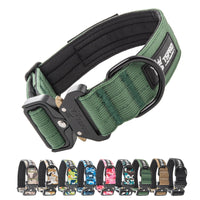 TSPRO collar táctico con parche-panel: ideal para personalizar y mejorar la visibilidad durante los paseos.