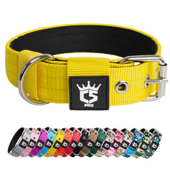 TSPRO collar táctico para perros, ancho de 1,25 pulgadas, cómodo y estable