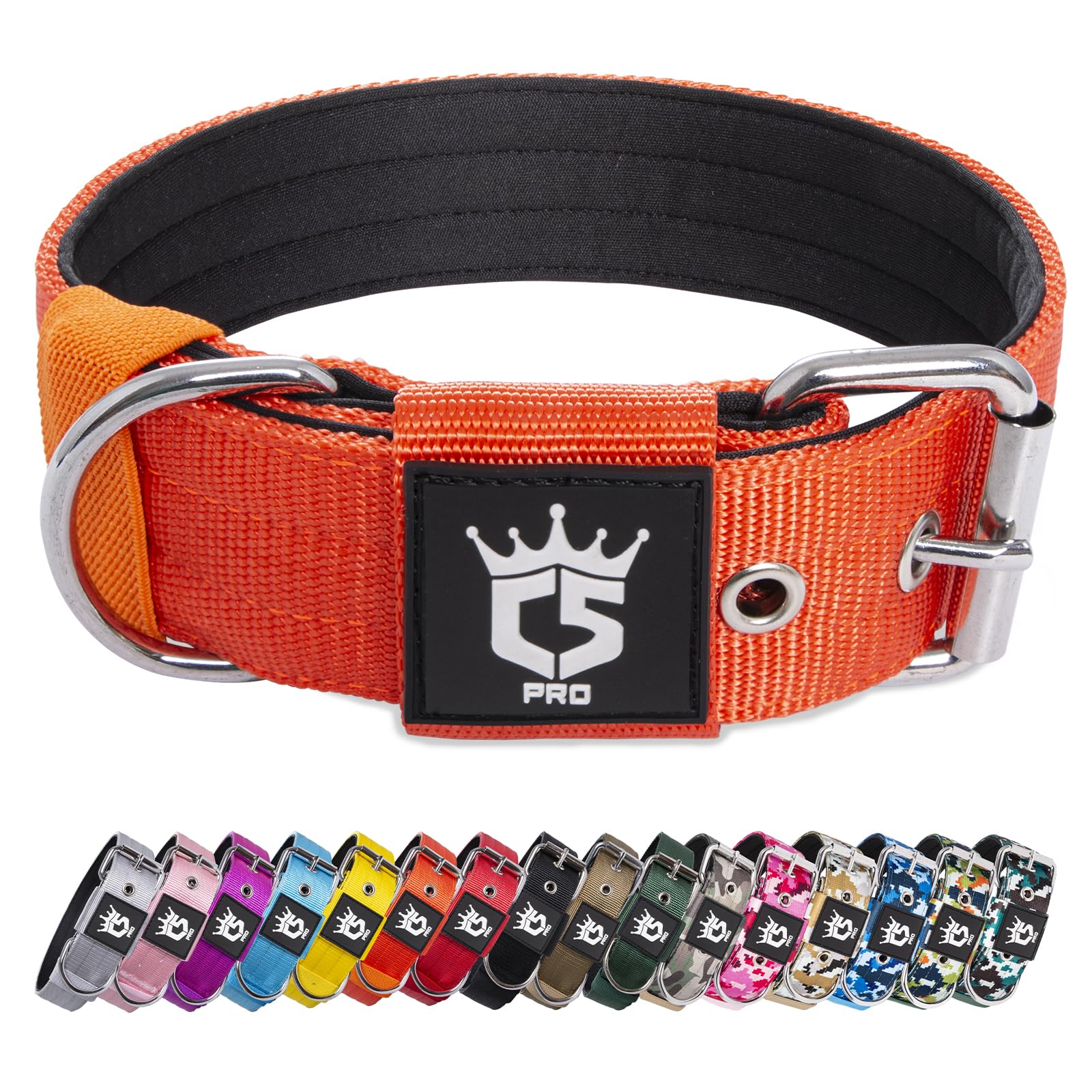 TSPRO collar táctico con ajuste de cuatro puntos para un ajuste cómodo y estable.