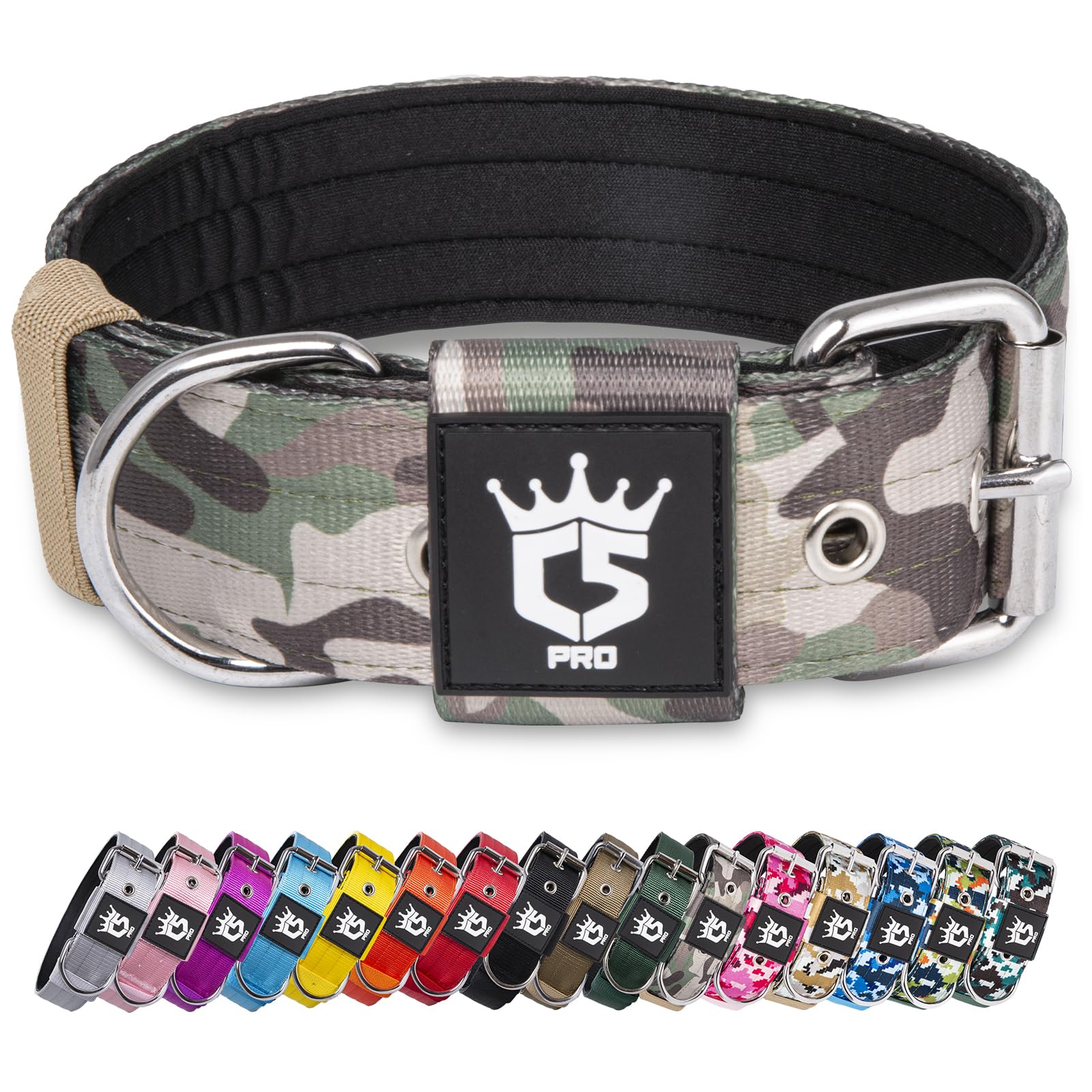 Correa táctica tspro verde militar, ancho 1,5 pulgadas, ideal para paseos seguros.