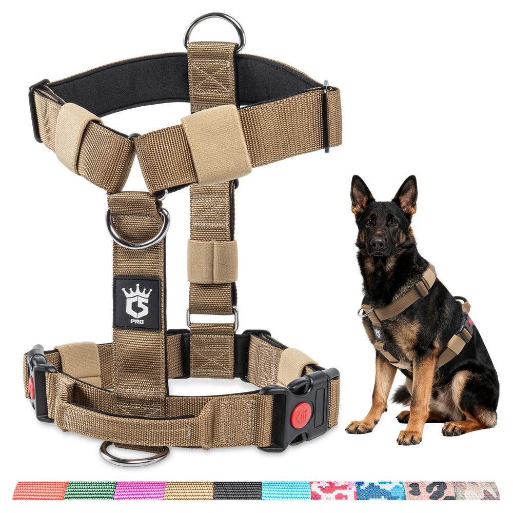 Arnés TSPRO Premium con ajuste medio para paseos cómodos y sin rozaduras.