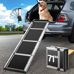 Rampa Tsukiko para perros, capacidad 200 lb, ideal para coche.