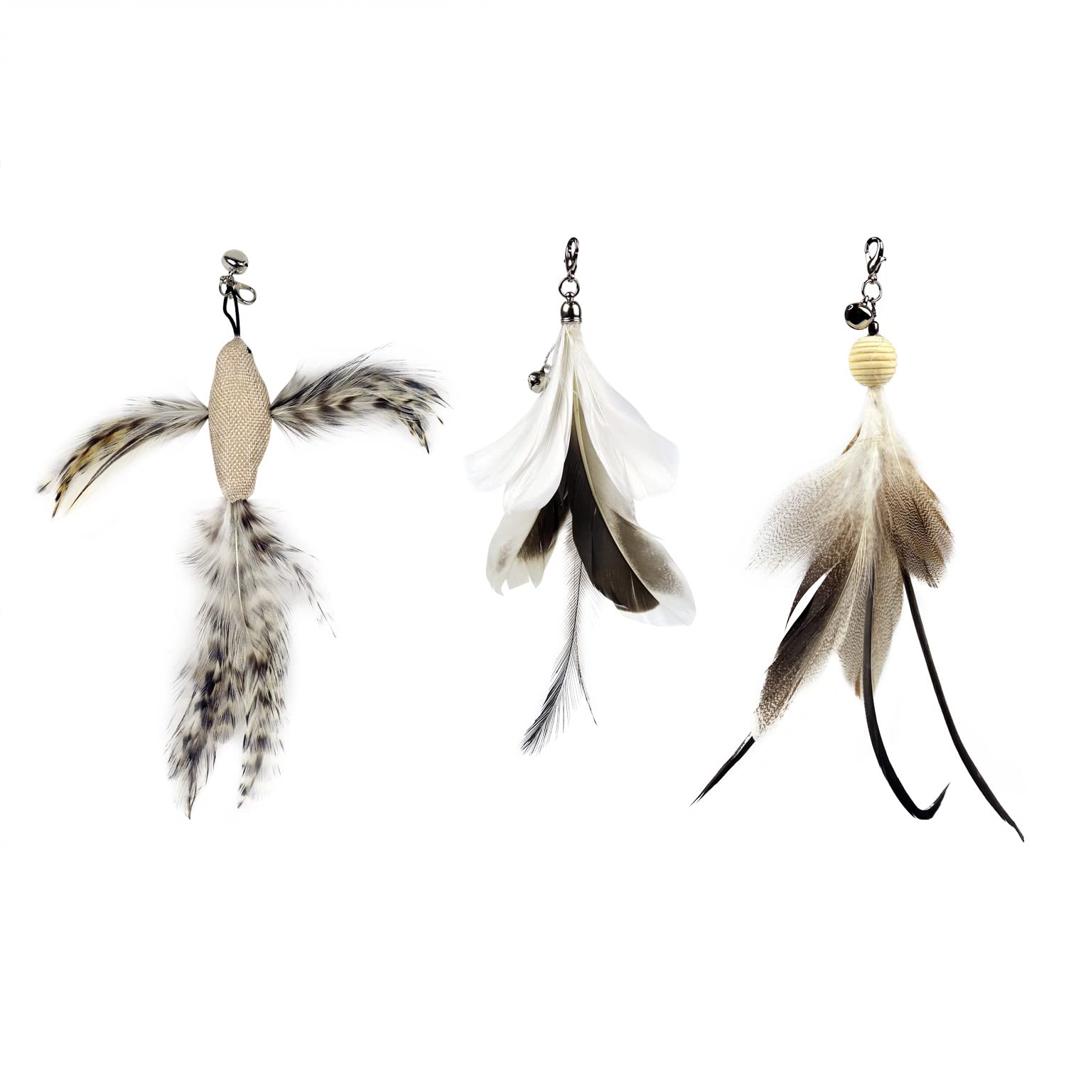 TTcat diseño creativo de plumas para accesorios de varita, mejora la experiencia de juego.