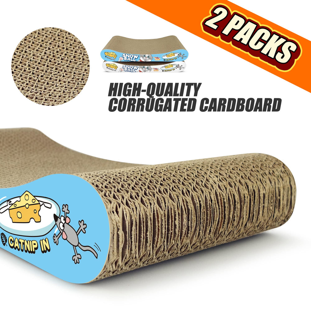 TTcat rascador de cartón corrugado resistente para garras afiladas