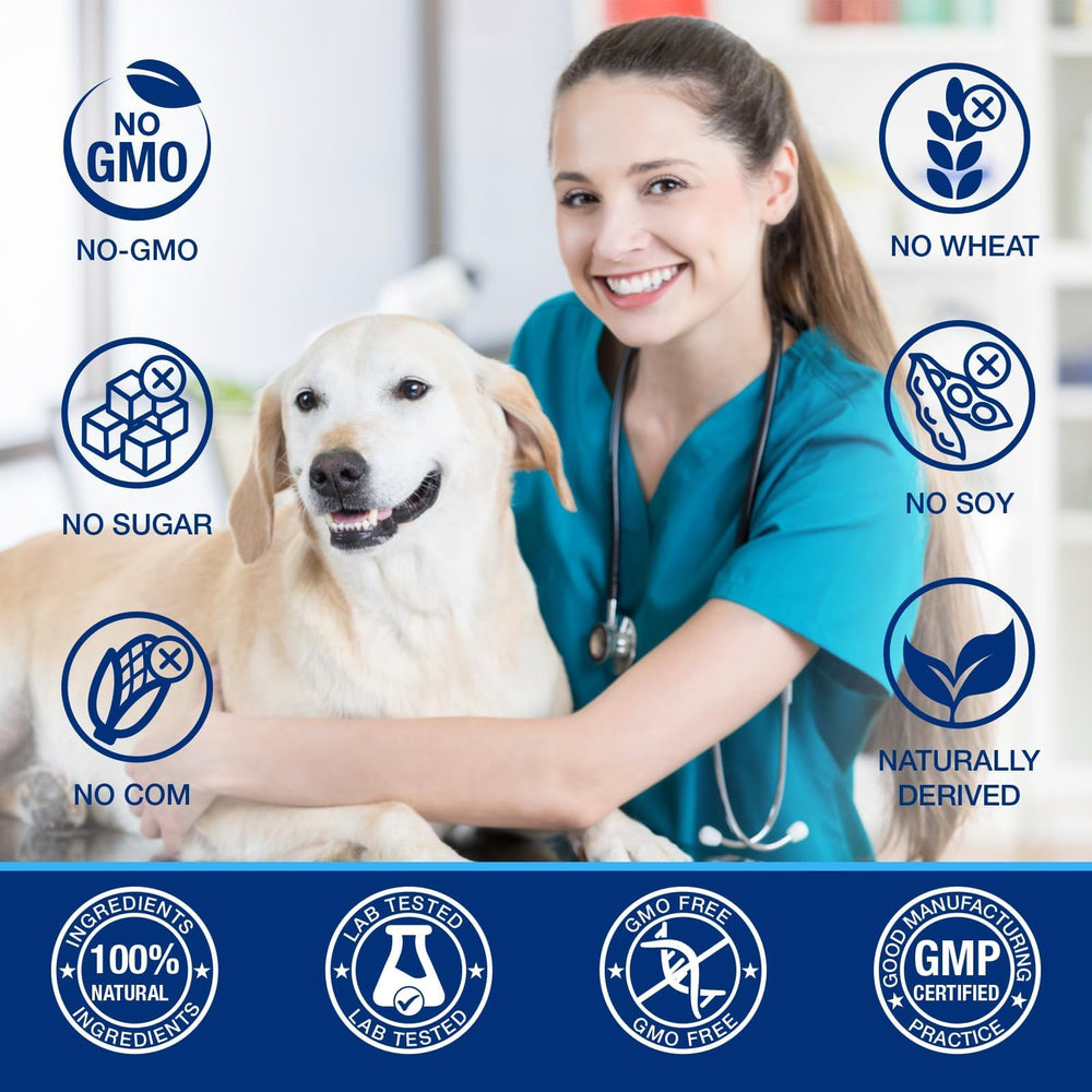 ttgummyamal opción de dosis ajustable para perros, según tamaño y necesidad.