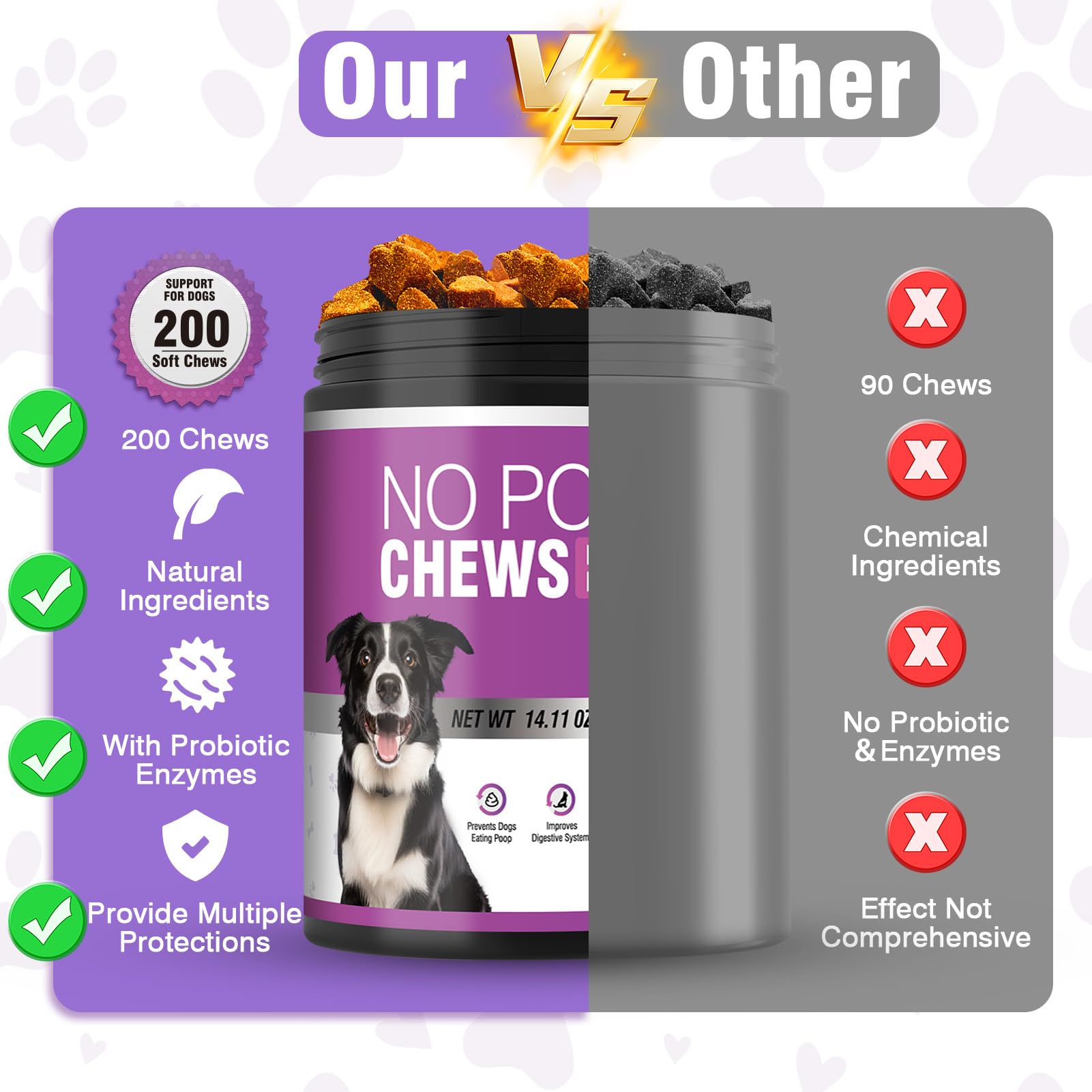 TTIXRL No Poo Chews para todos los tamaños: dosis por peso de forma sencilla.