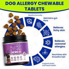 TTLXBL Alergia para perros sabor pollo: masticables sabrosos para mayor aceptación.