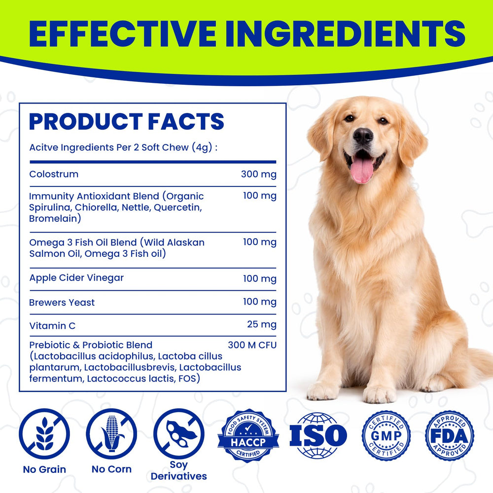 TTLXBL Uso diario para perros: alivio potencial de alergias y malestar cutáneo.