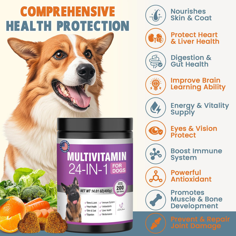 TTLXBL comprimidos masticables para perros, apoyo nutricional diario