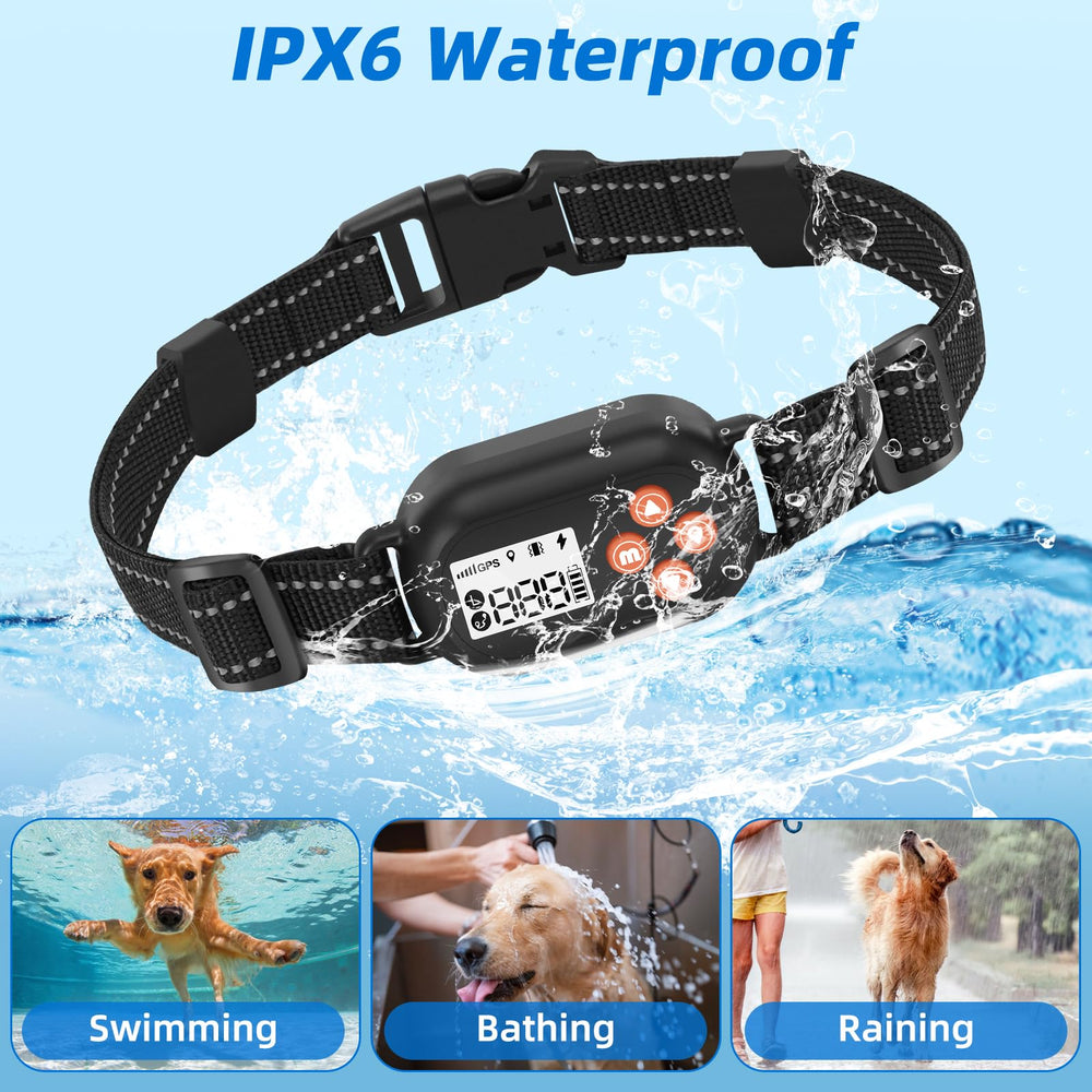 Colla r IPX6 de TTPet para perros de 18 libras o más, resistente al agua.