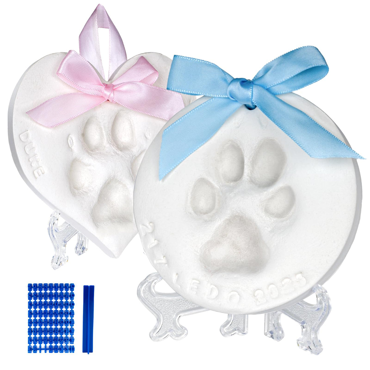 Tubuui kit impronta pata perro con contenidos para recuerdos duraderos