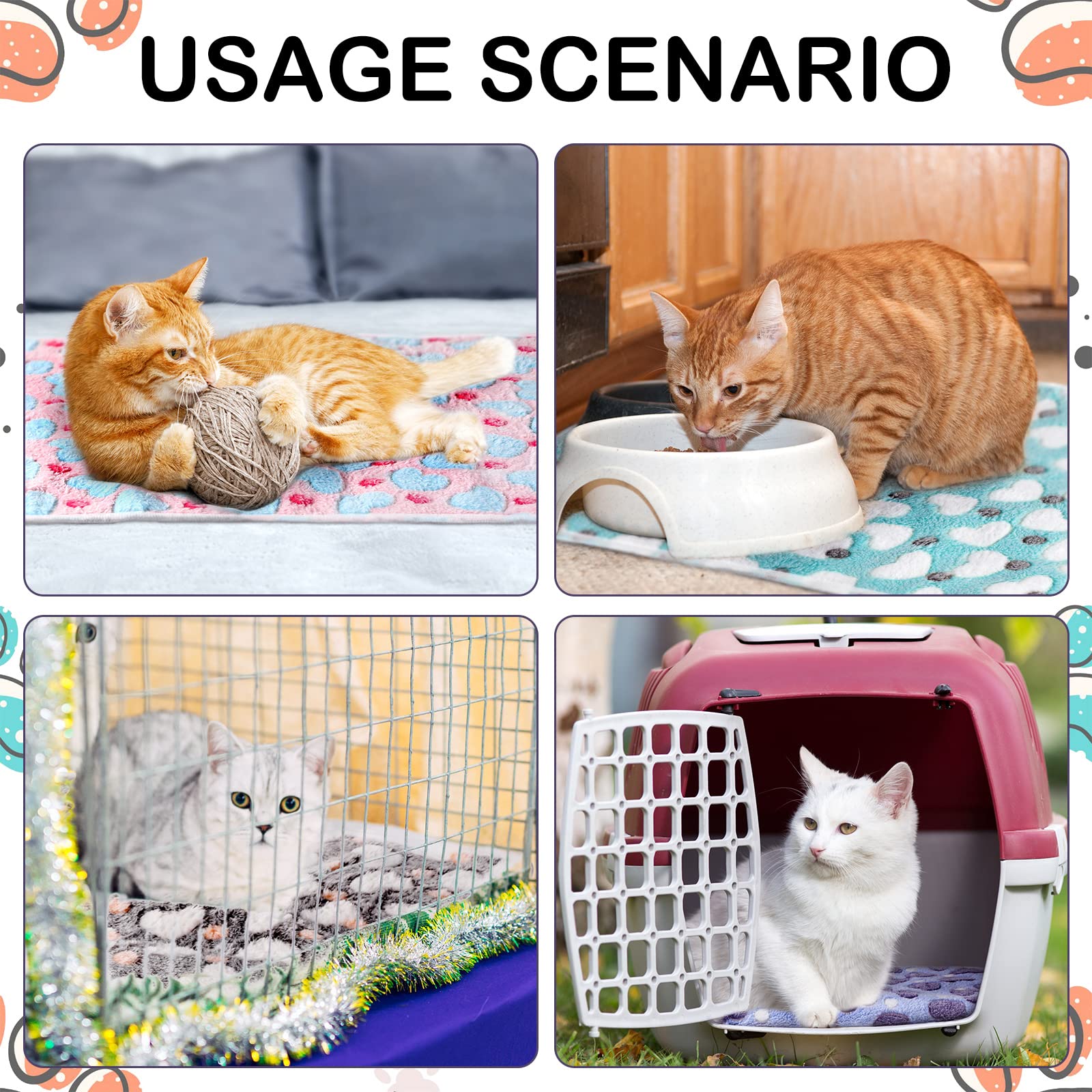 Uso multiestacional Tudomro para mascotas, manta, tapete o toalla.