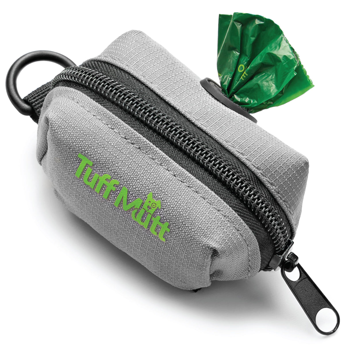 Tuff Mutt porta bolsas para perro con velcro, fijación rápida y estable.