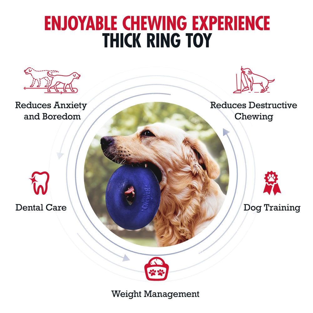 Tuff Pupper, anillo tug resistencia alta para perros activos.