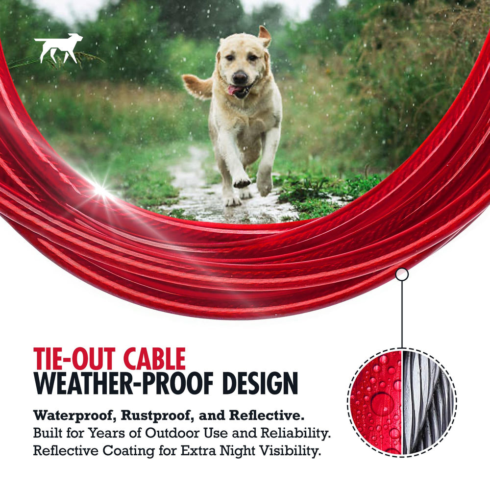 Anillos de refuerzo internos protegen el extremo del cable.