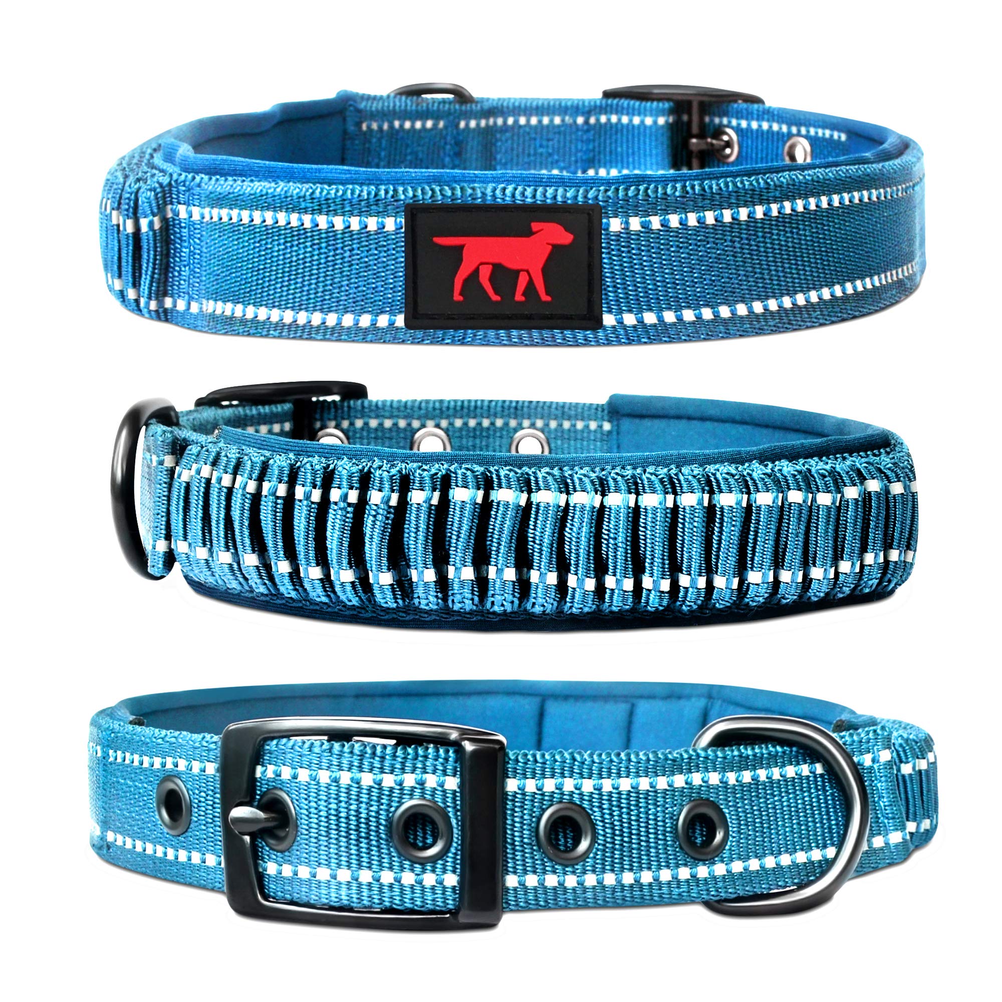 Tuff Pupper collar con asa elástica integrada para control seguro en paseos urbanos