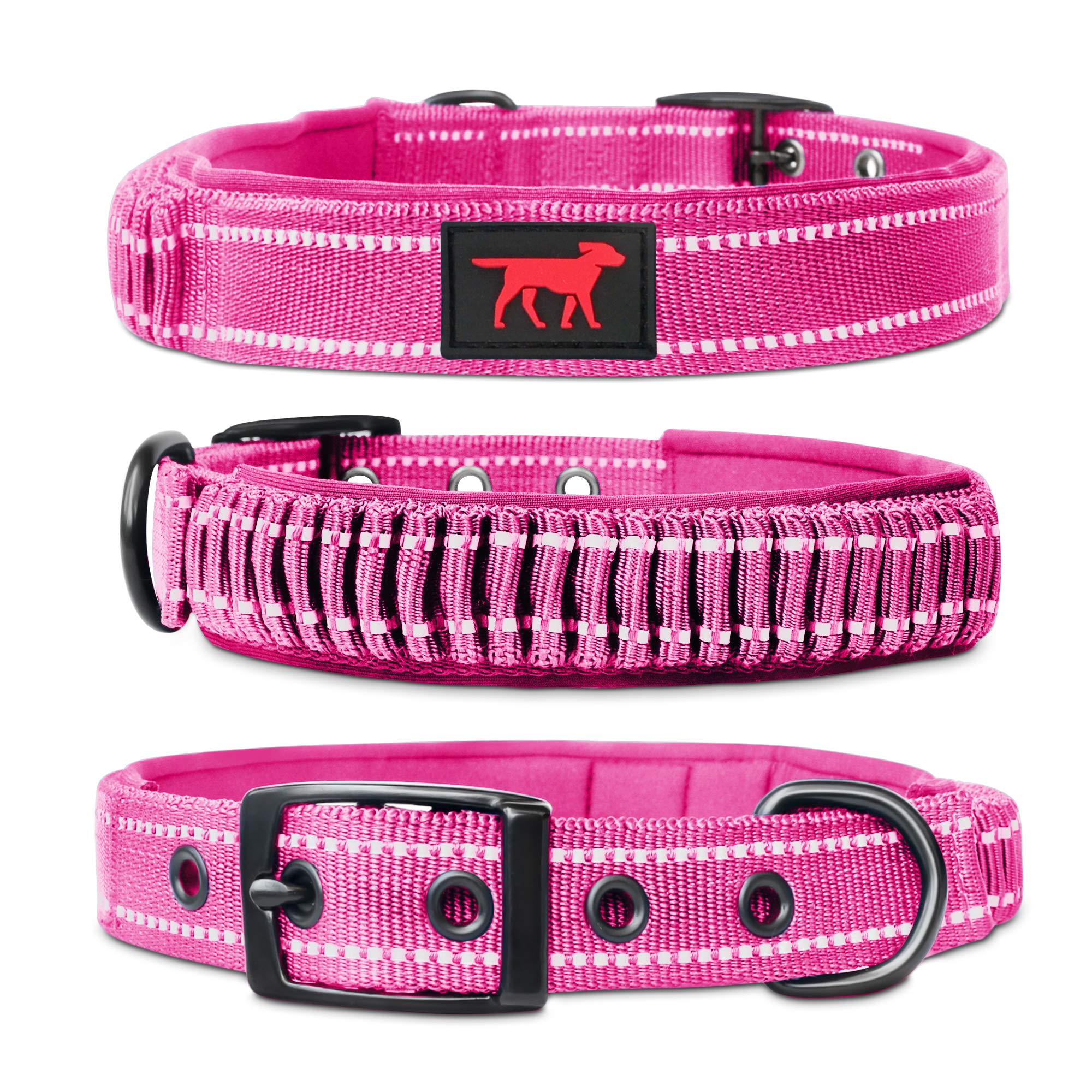 Tuff Pupper collar hebilla metal: mayor durabilidad para paseos diarios y seguros.