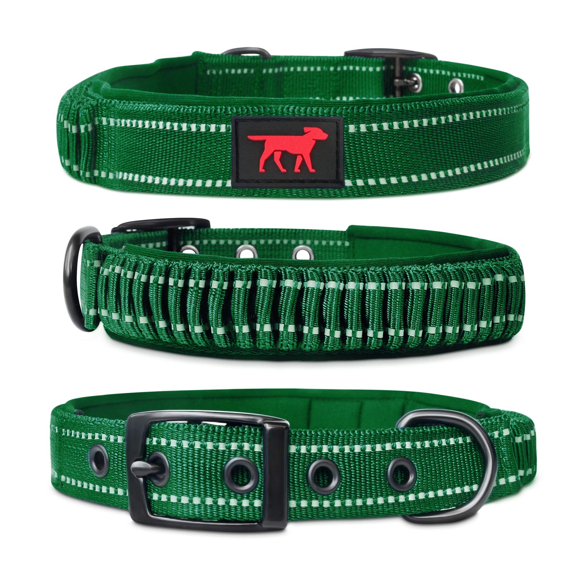 Tuff Pupper collar hebilla metálica: durabilidad para paseos diarios.