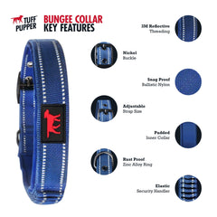 Tuff Pupper collar reflectivo 3M para visibilidad nocturna