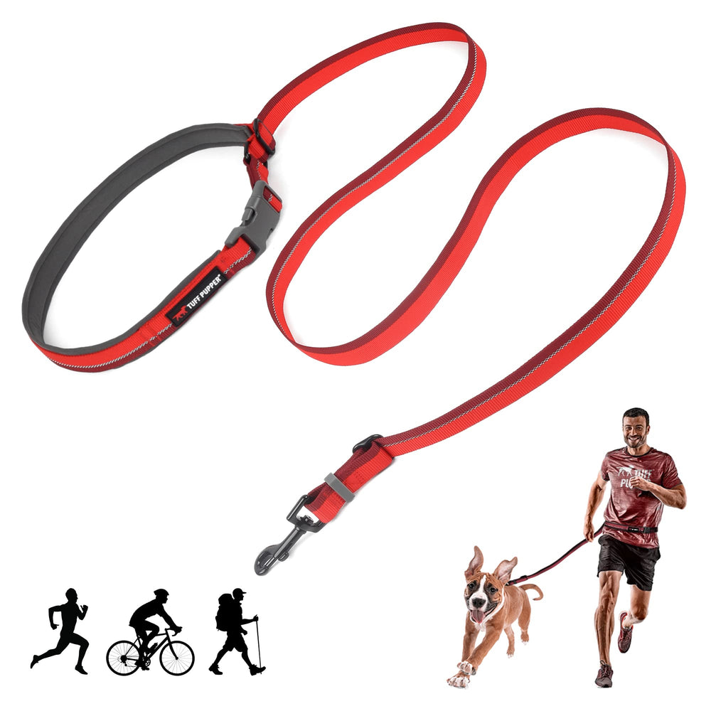 Tuff Pupper correa manos libres con ajuste, ideal para correr con tu perro.