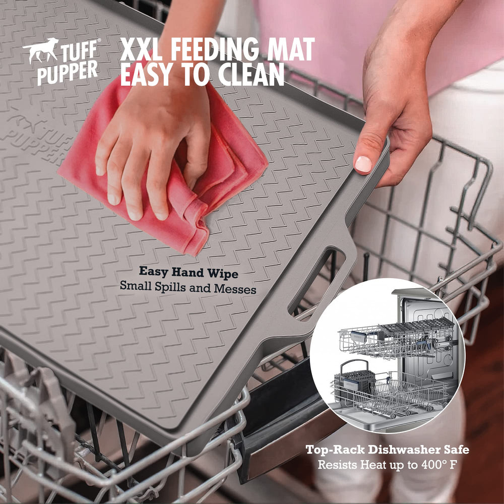 Tuff Pupper material sin olor, seguro para perros y alimentos.