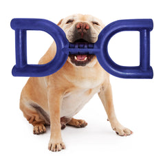Tuff Pupper SuperChewer, juguete tirón frontal, mejora interacción y actividad física.