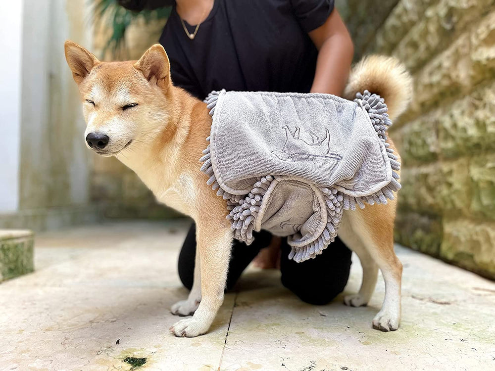 Toalla lavable a máquina Tuff Pupper para uso diario.