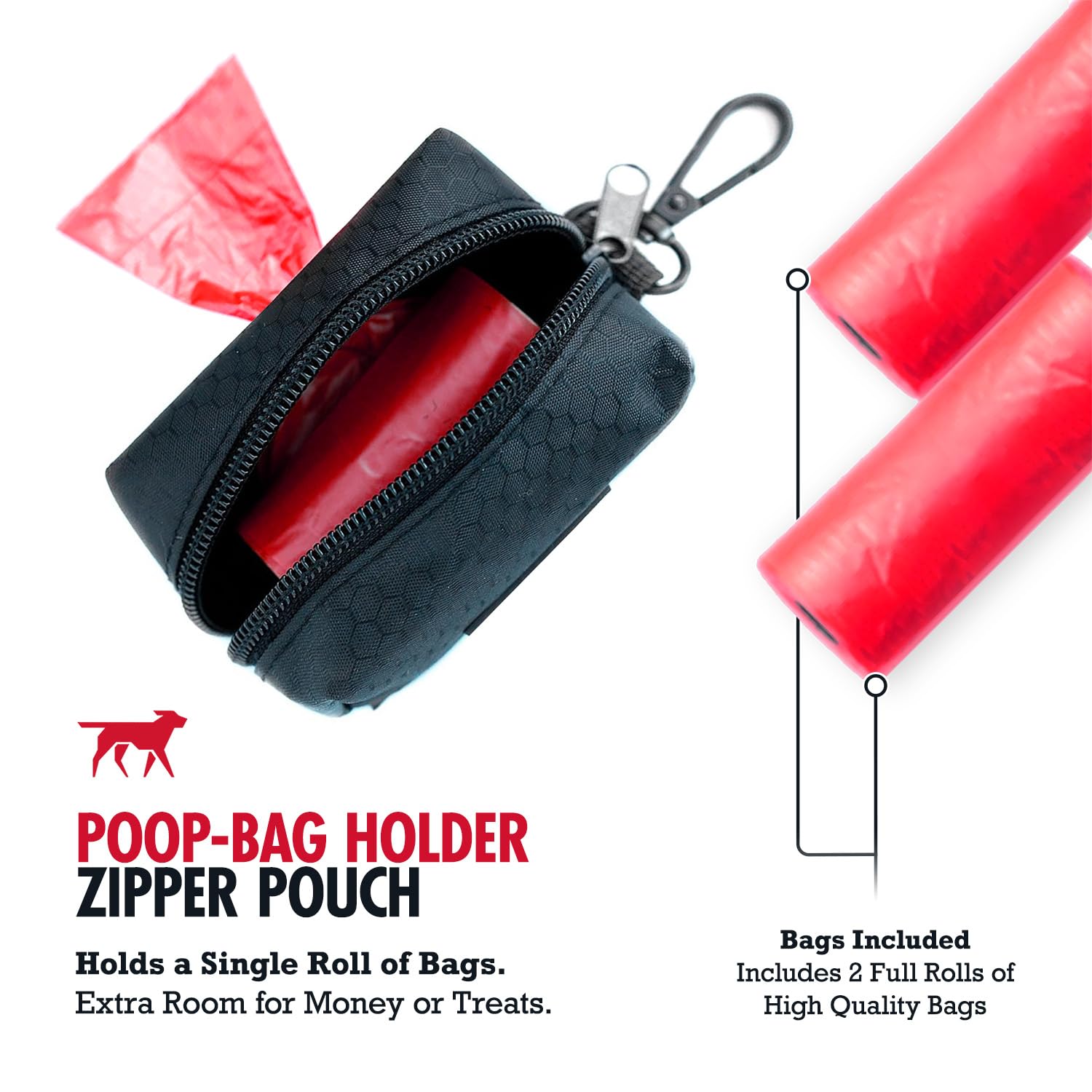 Cierre de Velcro firme de Tuff Pupper para uso activo.