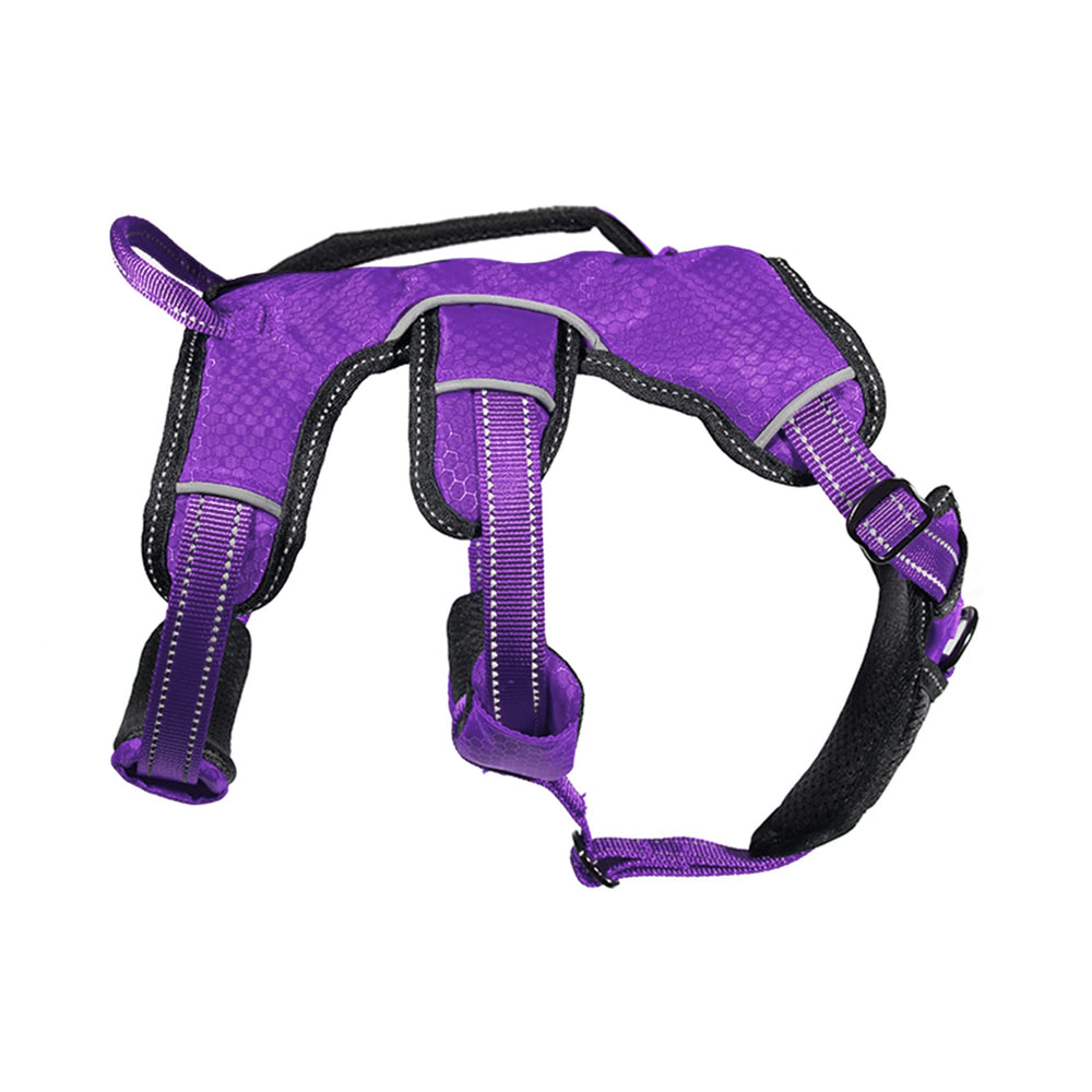 Tuff Pupper arnés disponible en tallas xs-xl para perros de diversos tamaños.